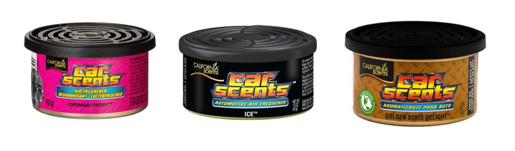 zapachy samochodowe california scents